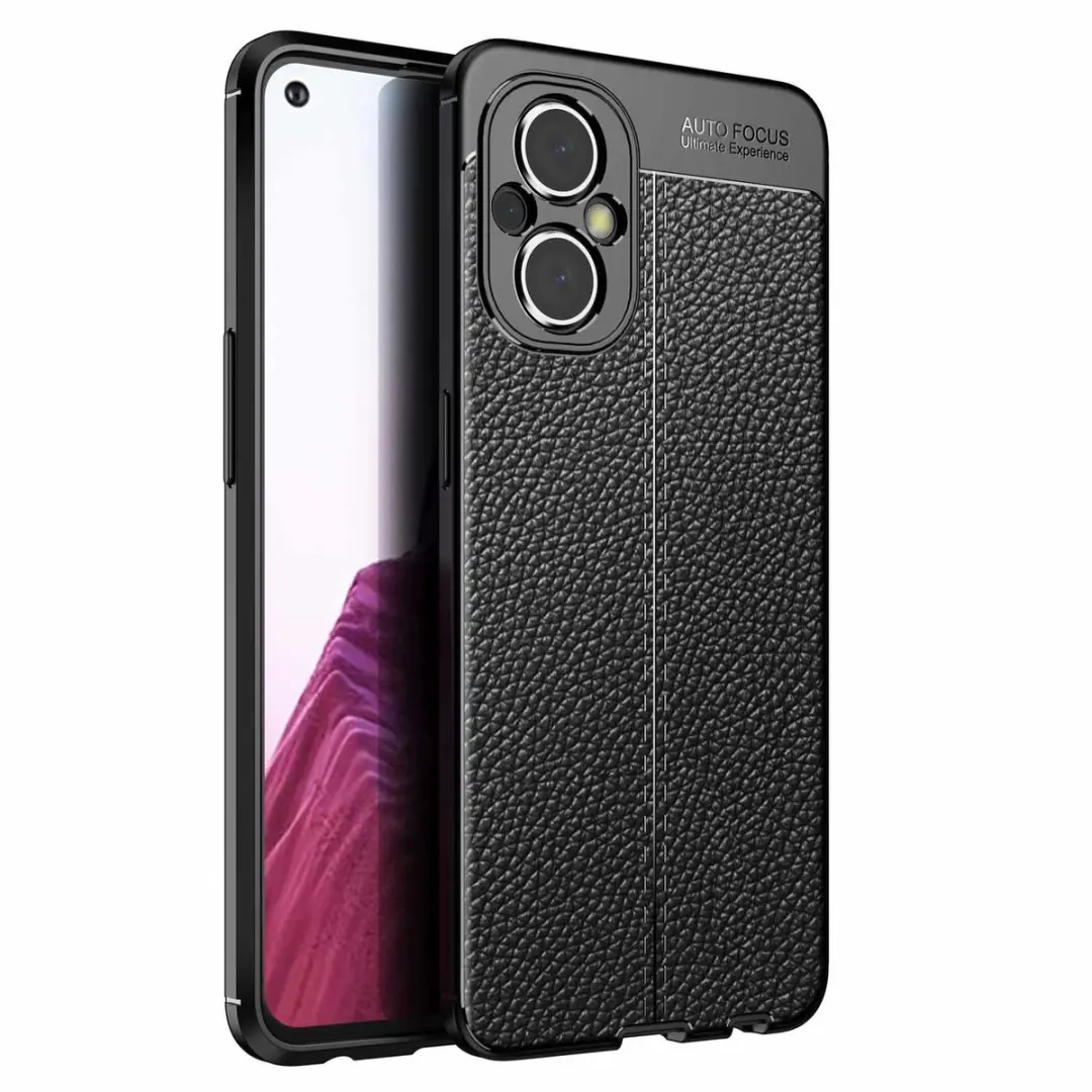 Cadorabo Hoesje geschikt voor OnePlus Nord N200 5G in Diep Zwart