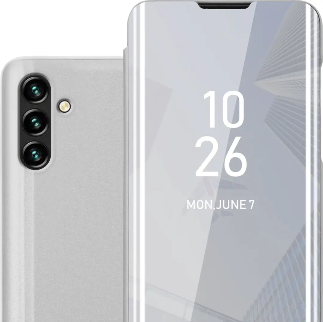 Cadorabo Hoesje geschikt voor Samsung Galaxy A13 5G in AGAAT ZILVER