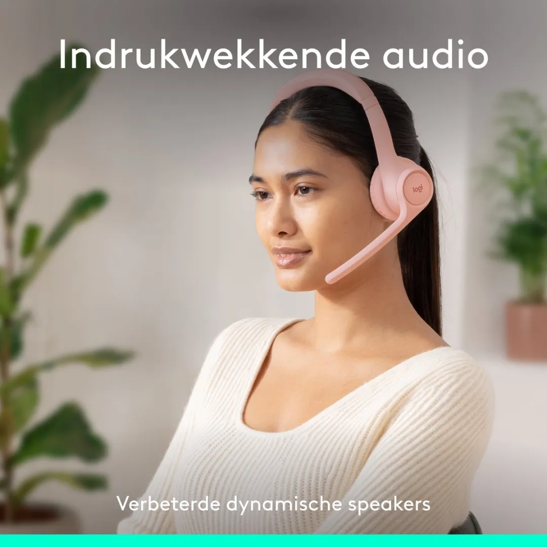 Logitech Zone 300 Draadloze Headset - Rose
