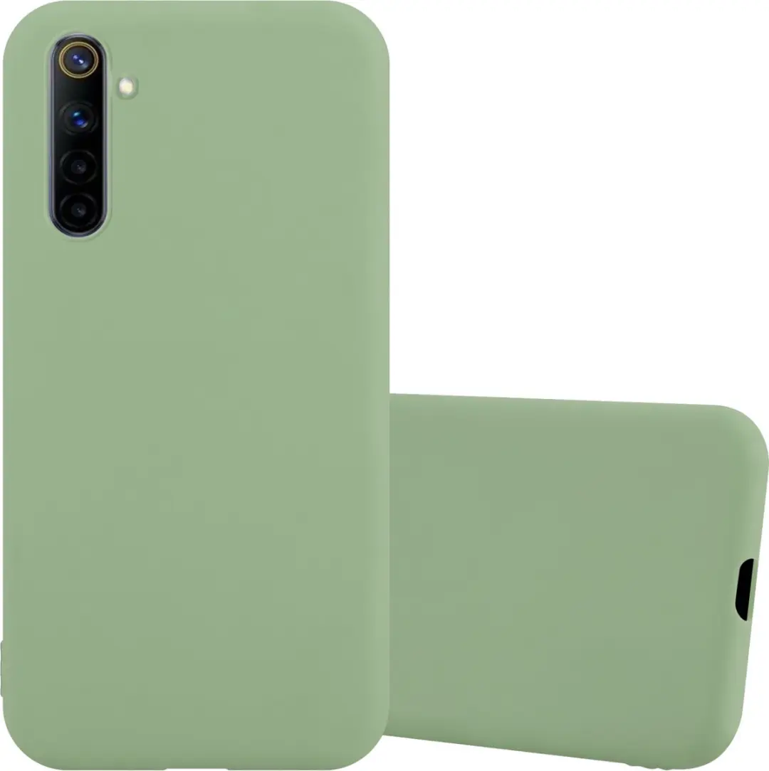 Cadorabo Hoesje geschikt voor Realme Narzo 4G in CANDY PASTEL GROEN
