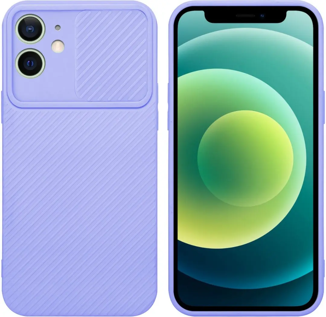 Cadorabo Hoesje geschikt voor Apple iPhone 12 MINI in Bonbon Paars
