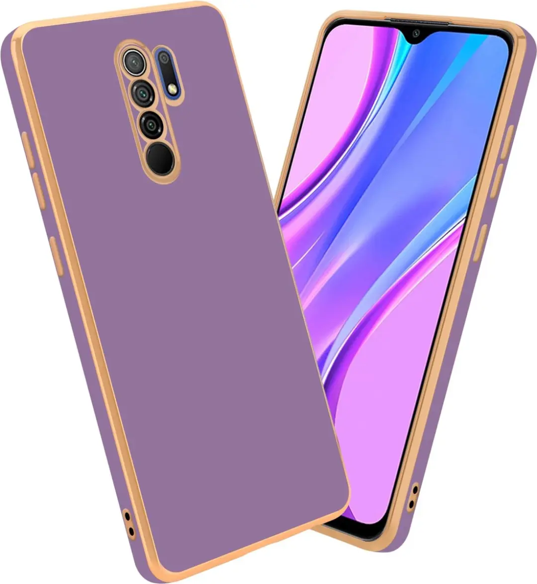 Cadorabo Hoesje geschikt voor Xiaomi RedMi 9 in Glossy Paars