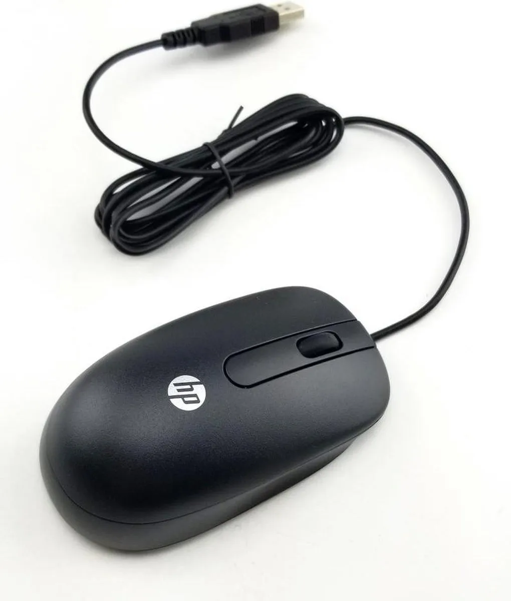 HP 672652-001 Muis - Optical - USB - Zwart