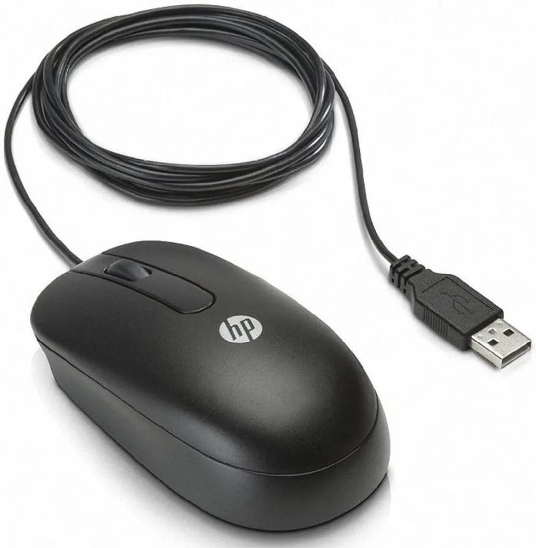 HP 672652-001 Muis - Optical - USB - Zwart