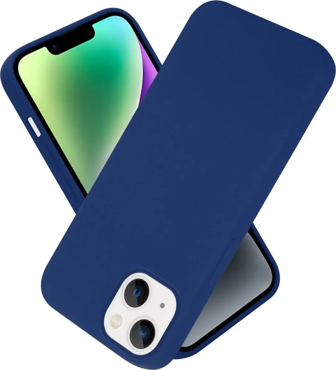 Cadorabo Hoesje geschikt voor Apple iPhone 14 PLUS in LIQUID BLAUW