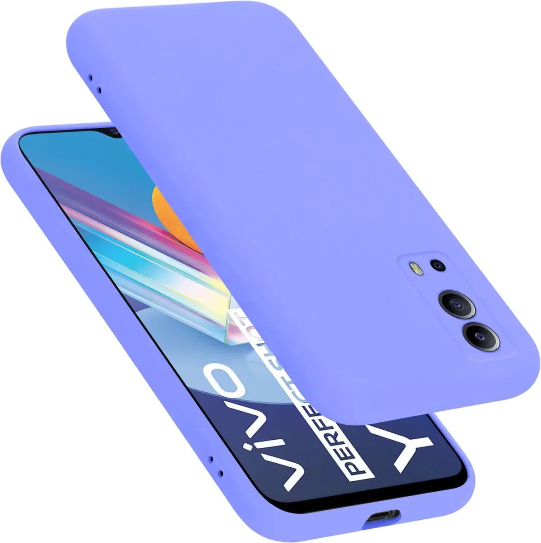 Cadorabo Hoesje geschikt voor Vivo Y52 5G / Y72 5G in LIQUID LICHT PAARS