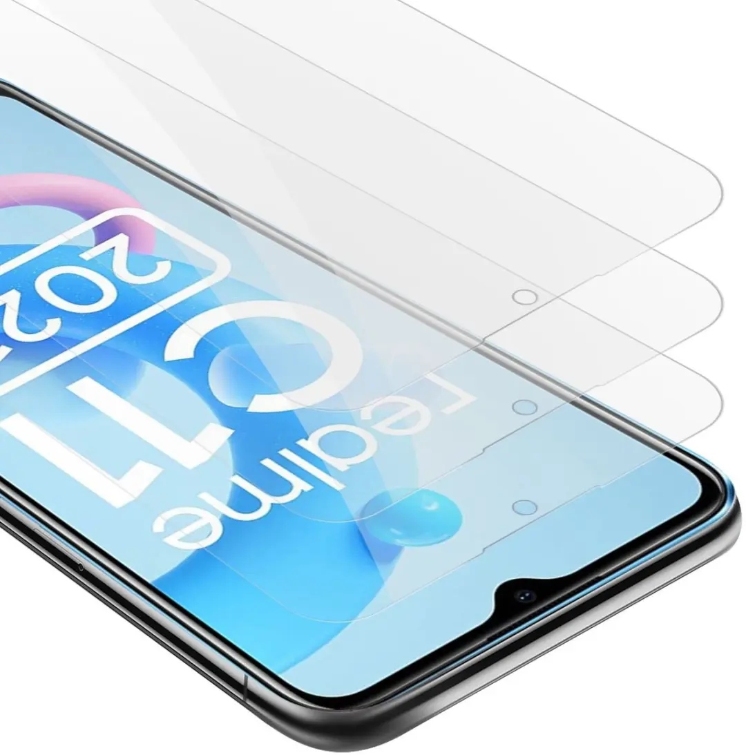 Cadorabo 3x Screenprotector geschikt voor Realme C11 2021