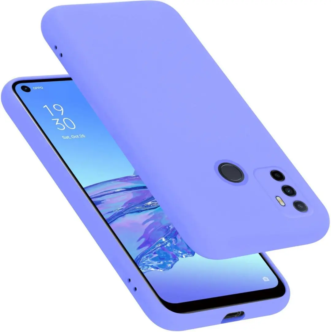 Cadorabo Hoesje geschikt voor Oppo A53 in LIQUID LICHT PAARS