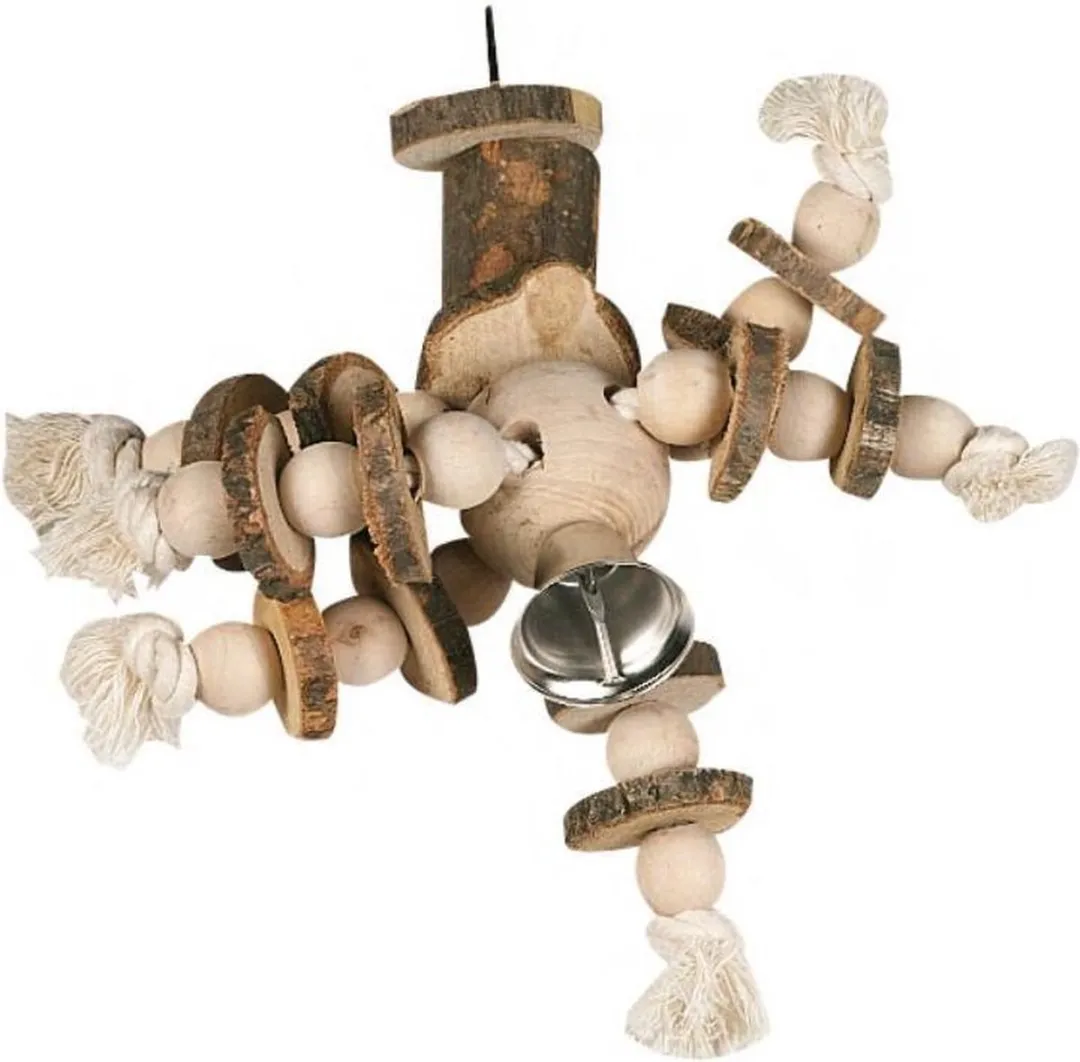 Flamingo Vogelspeelgoed Kooihanger Hout - Bruin