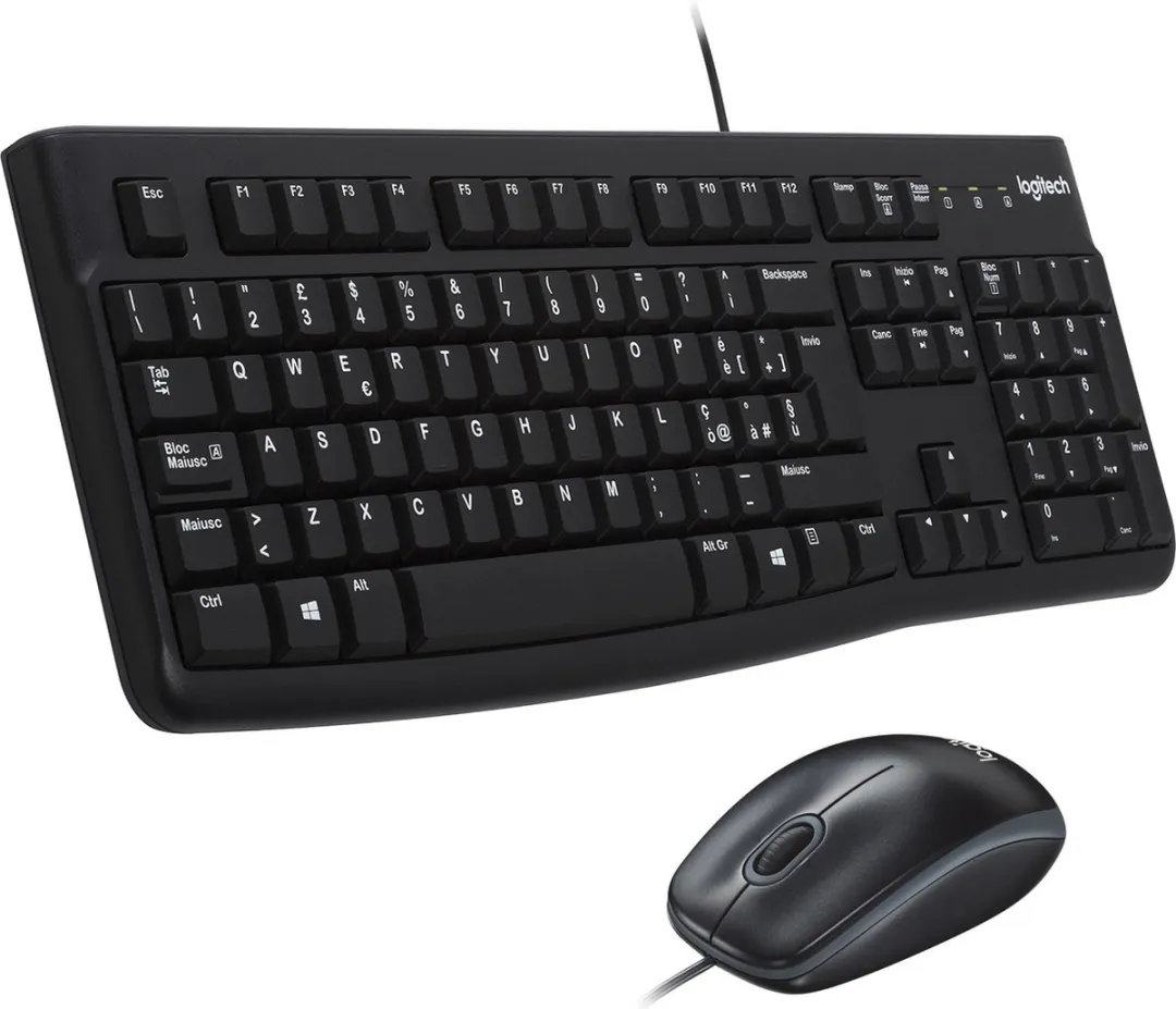 Logitech MK120 Toetsenbord & Muis Set