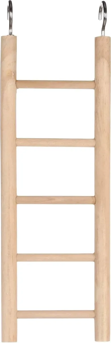 Flamingo Houten Vogelvoederladder 32cm - Bruin - afbeelding 6 van 6