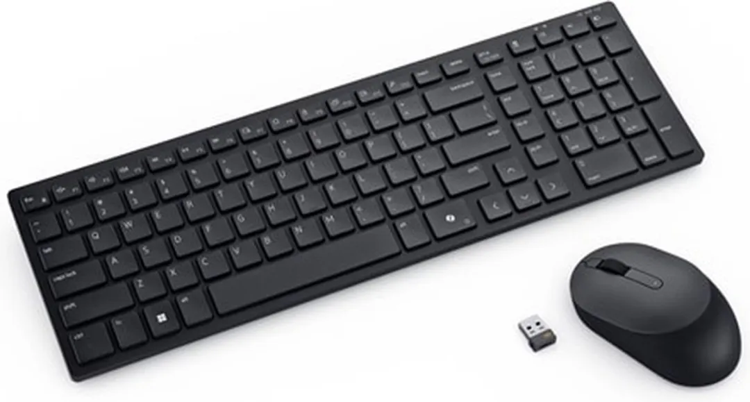 DELL Pro compact stil toetsenbord en stille muis - KM555 - VS internationaal (QWERTY)