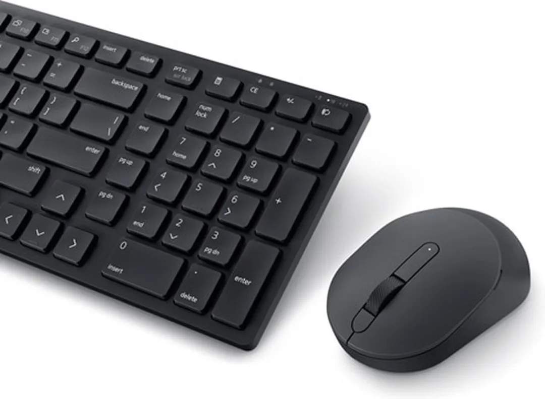 DELL Pro compact stil toetsenbord en stille muis - KM555 - VS internationaal (QWERTY)