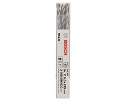 Bosch Professional HSS-G 6.0X91 5 Boormachinebit - 6mm - 5 Stuks