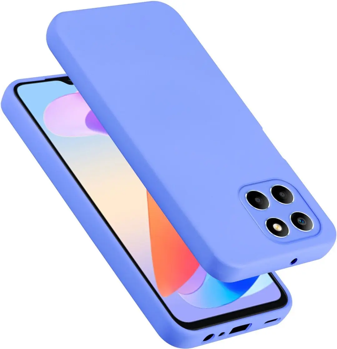 Cadorabo Hoesje geschikt voor Honor x6a in LIQUID LICHT PAARS