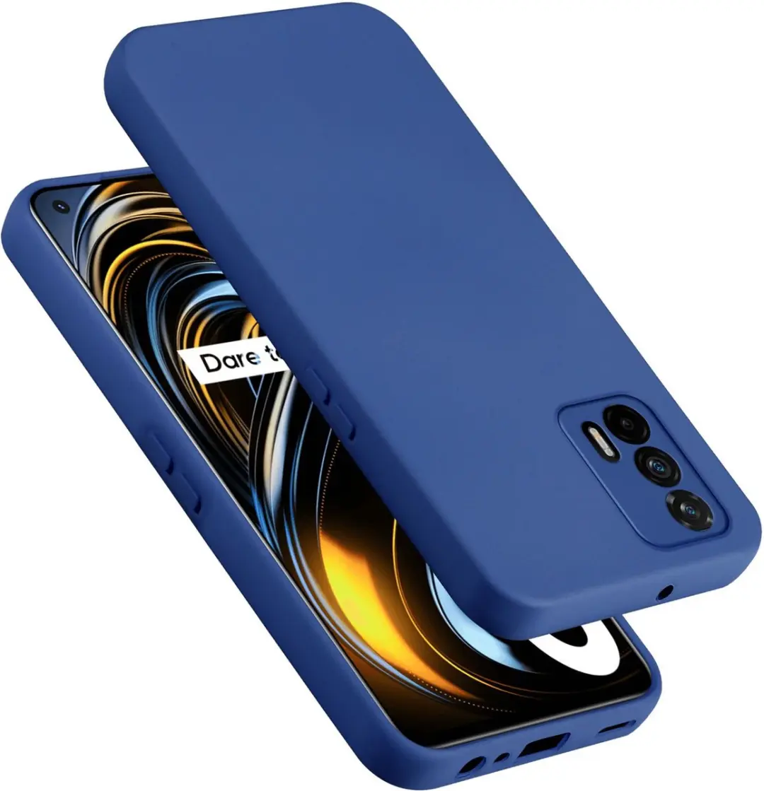 Cadorabo Hoesje geschikt voor Realme GT in LIQUID BLAUW