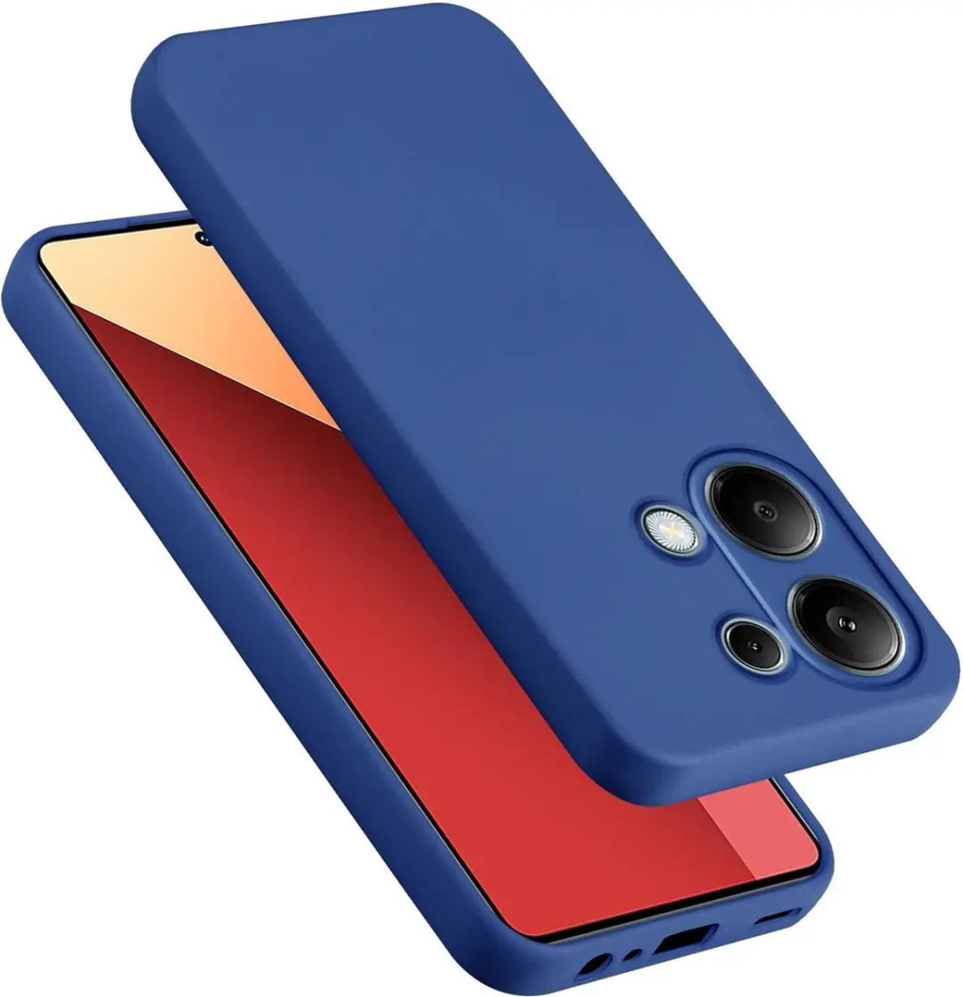 Cadorabo Hoesje geschikt voor Redmi Note 13 pro 4G in LIQUID BLAUW - Beschermhoes gemaakt van flexibel TPU silicone Case Cover