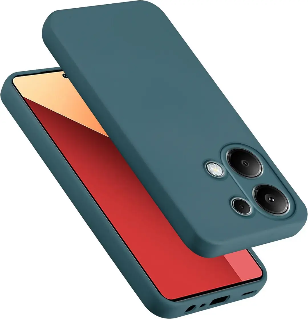 Cadorabo Hoesje geschikt voor Redmi Note 13 pro 4G in LIQUID GROEN