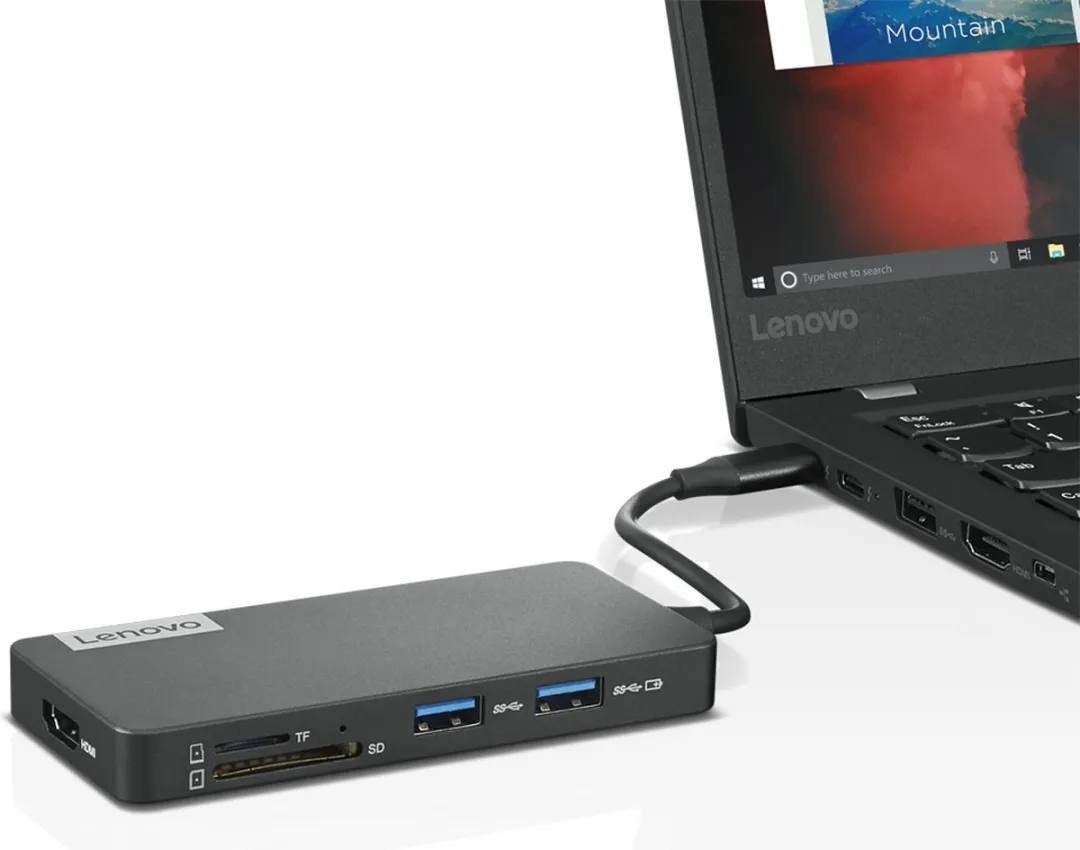 Lenovo GX90T77924 Poortreplicator - USB 3.2 Gen 1 - Grijs