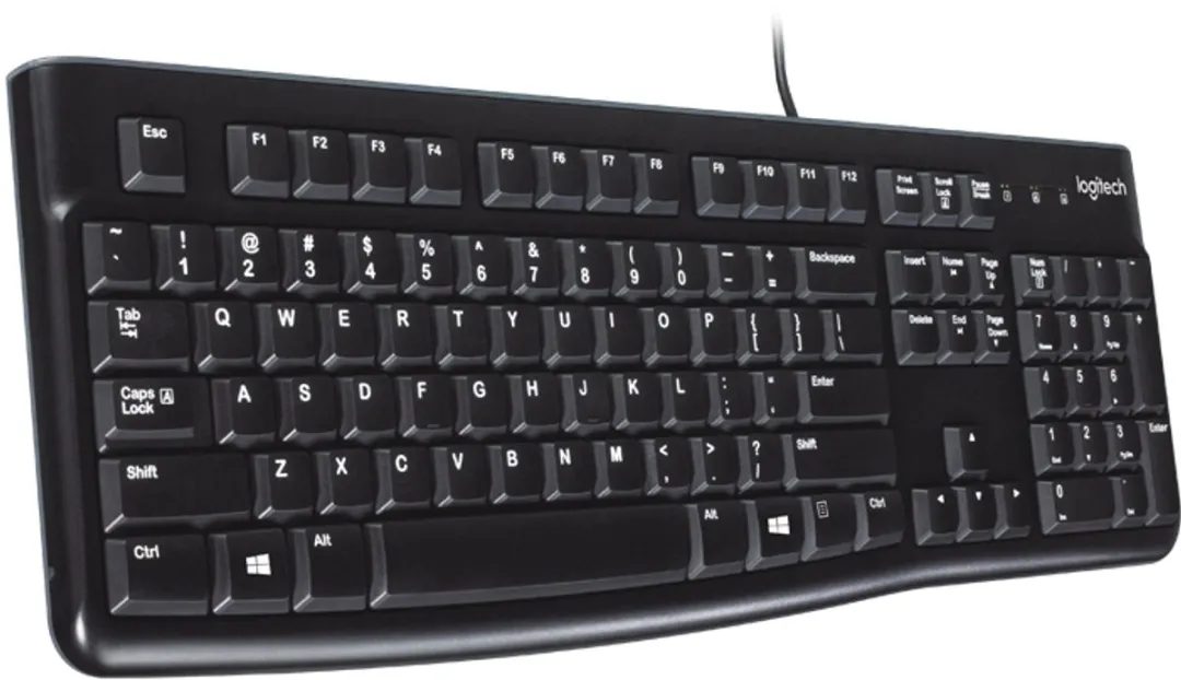 Logitech K120 Toetsenbord - Spaans - USB - Zwart