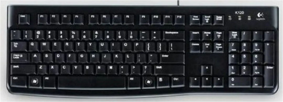 Logitech K120 Toetsenbord - Spaans - USB - Zwart