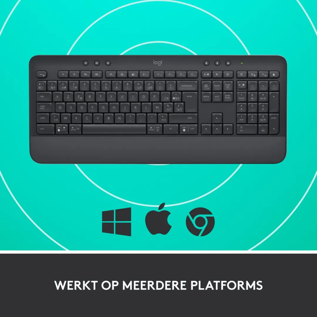 Logitech Signature K650 Draadloos Toetsenbord - Zwart