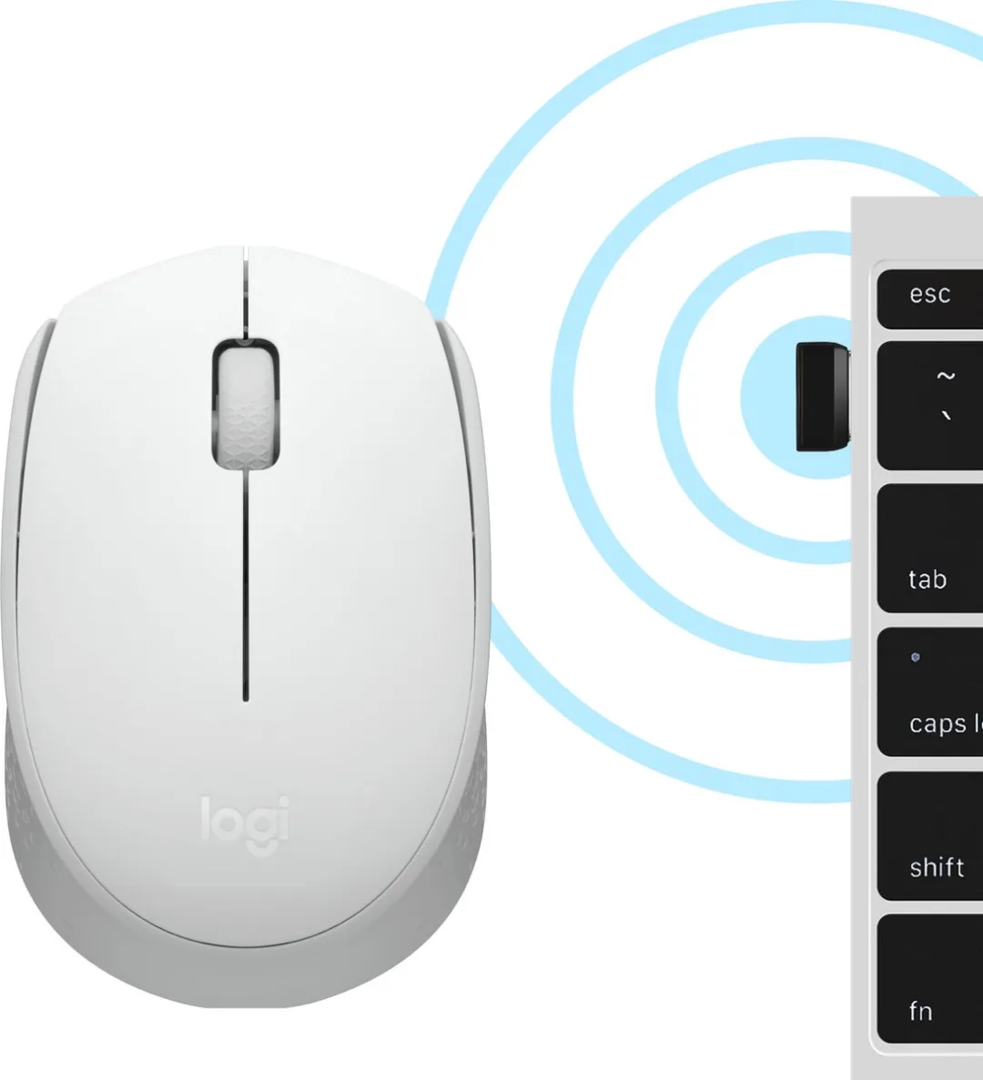 Logitech M171 Muis - Wit