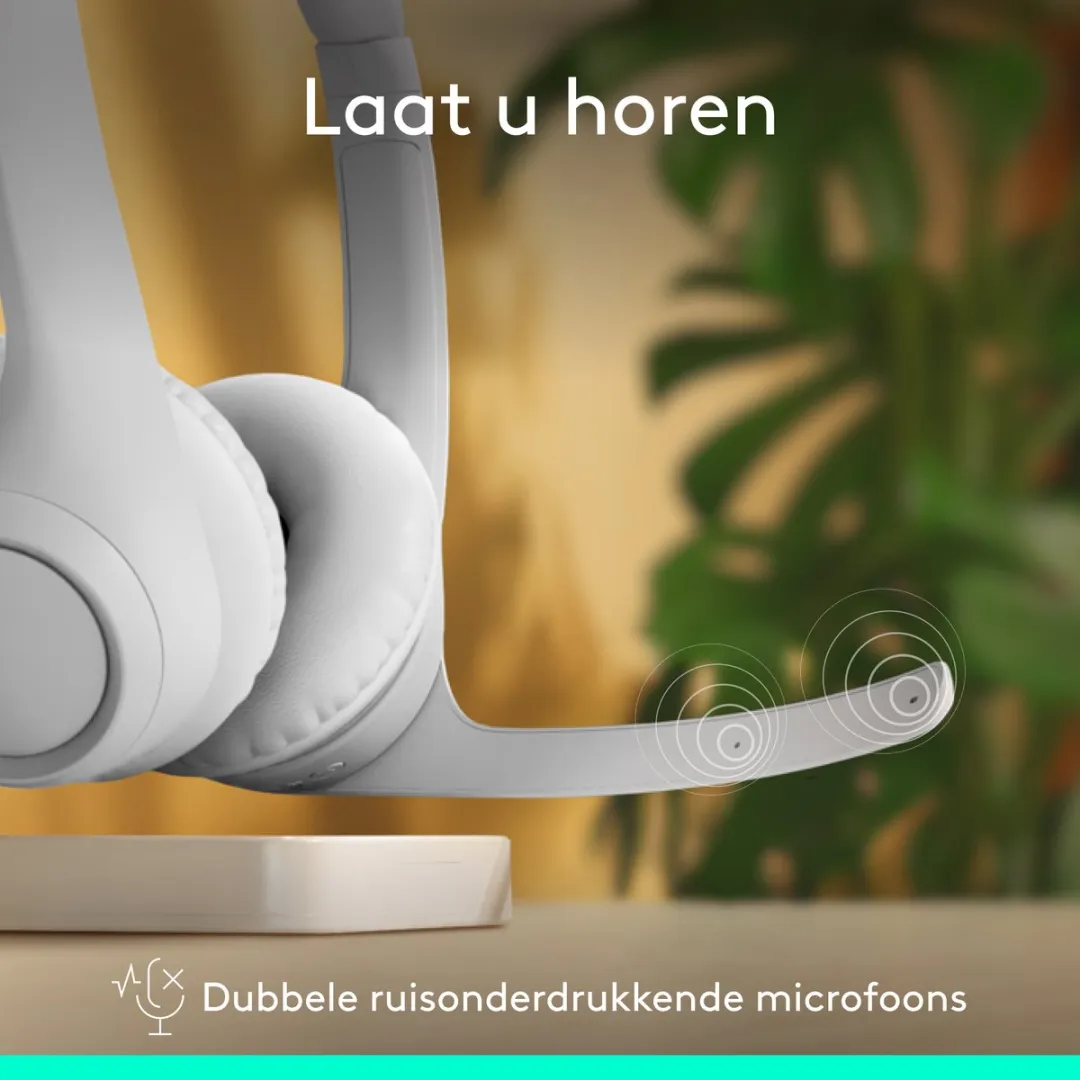 Logitech Zone 300 Draadloze Headset 981-001417 - Wit