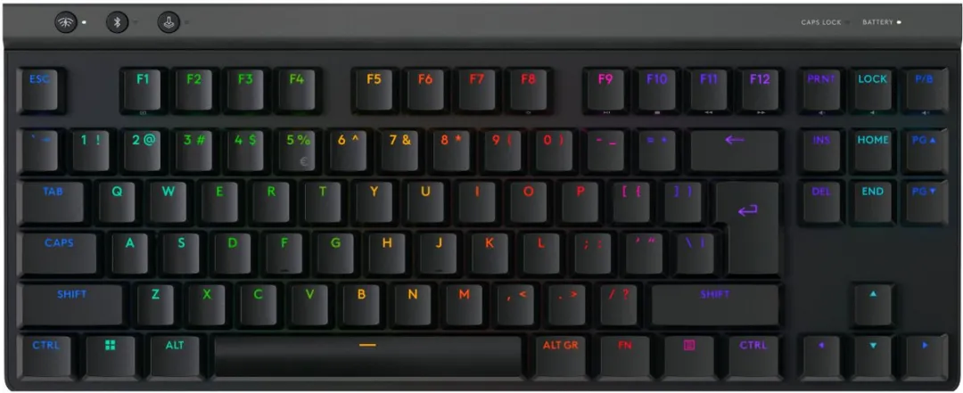 Logitech G515 Lightspeed TKL - Draadloos Gaming Toetsenbord - RGB - Qwerty US - Zwart