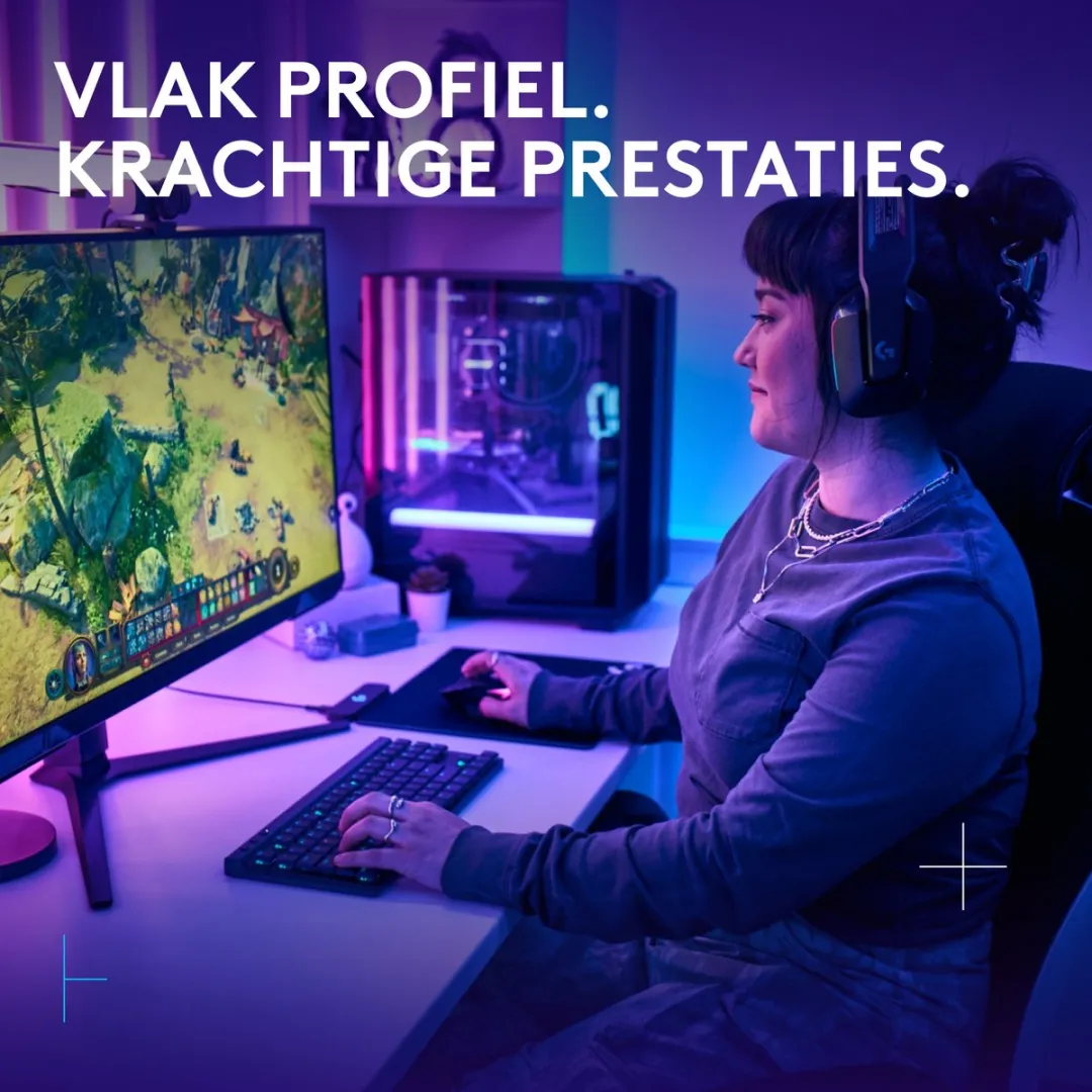 Logitech G515 Lightspeed TKL - Draadloos Gaming Toetsenbord - RGB - Qwerty US - Zwart