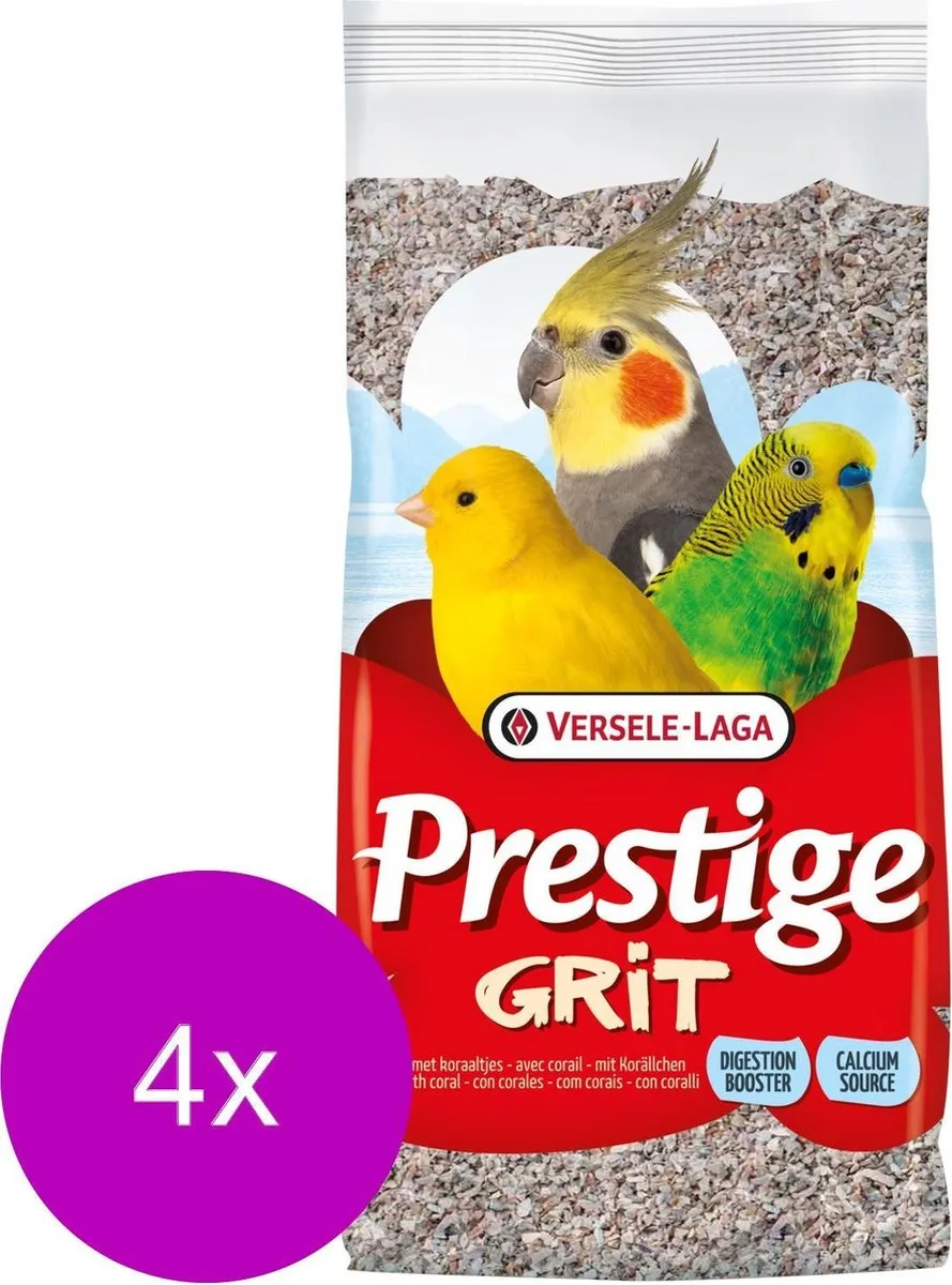 Versele-Laga Prestige Vogelgrit Met Koraal - 4x2,5kg