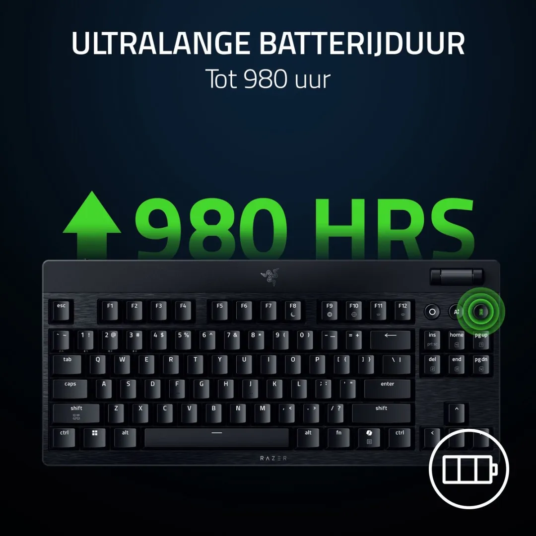 Razer BlackWidow V4 Tenkeyless RZ03-05450100-R3M1 Gaming Toetsenbord - Mechanisch - Zwart