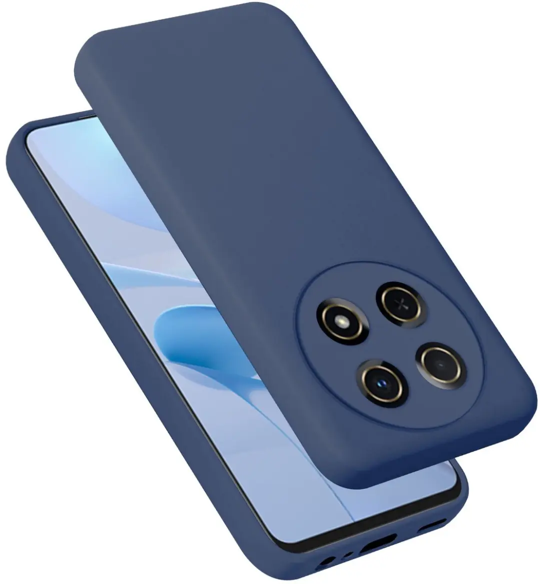 Cadorabo Hoesje geschikt voor Huawei NOVA 13i in LIQUID BLAUW