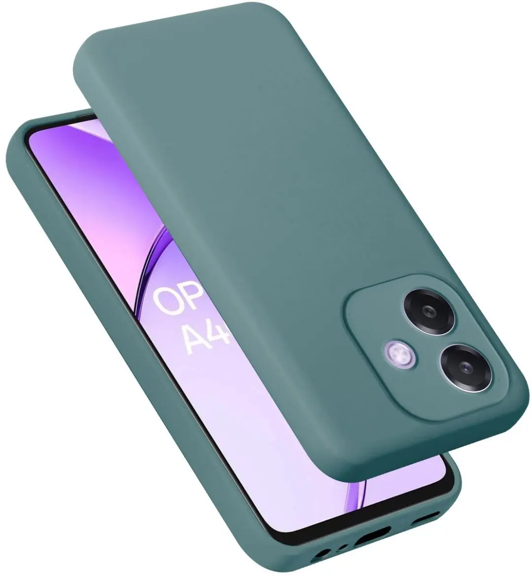 Cadorabo Hoesje geschikt voor Oppo A40 in LIQUID GROEN