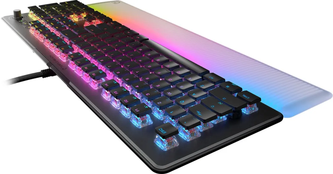 Turtle Beach® Vulcan II Max – optisch-mechanisch gamingtoetsenbord voor PC - Zwart - QWERTY