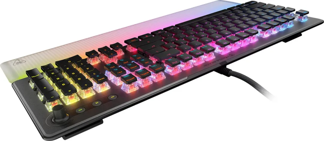Turtle Beach® Vulcan II Max – optisch-mechanisch gamingtoetsenbord voor PC - Zwart - QWERTY