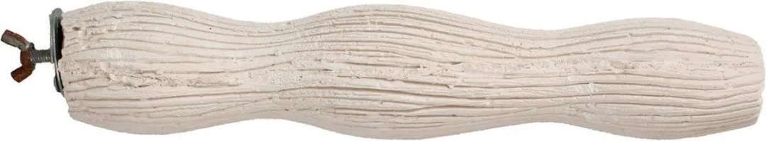 Flamingo Vogelzitstok Calcium Gegolfd - Wit - 24 cm x 45 mm