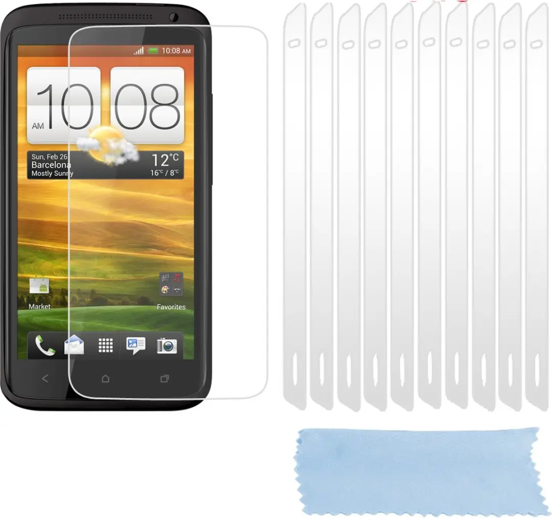 Cadorabo Schermbeschermers geschikt voor HTC ONE X / X+