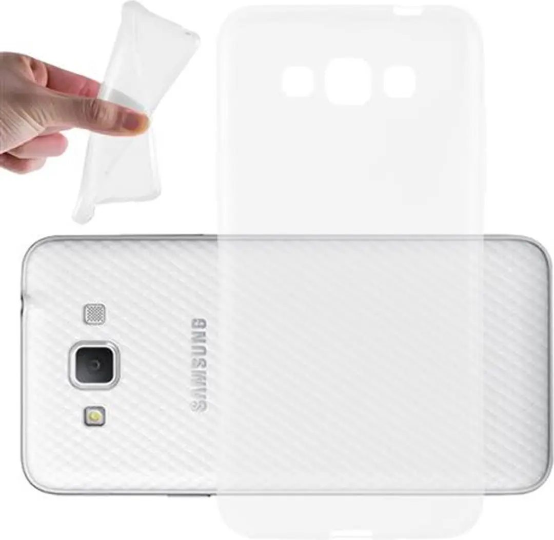 Cadorabo Hoesje geschikt voor Samsung Galaxy GRAND 3 in VOLLEDIG TRANSPARANT