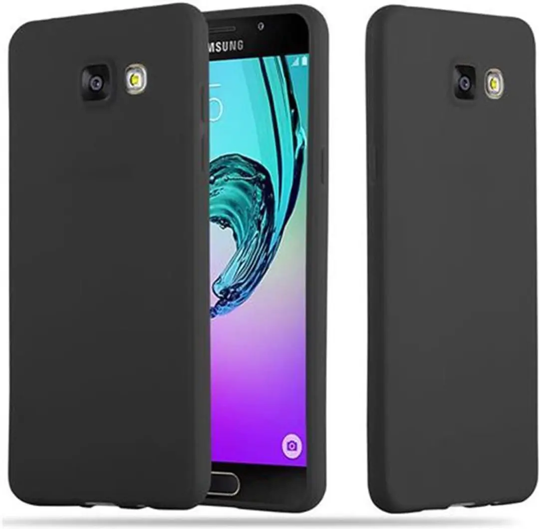 Cadorabo Hoesje geschikt voor Samsung Galaxy A5 2016 in CANDY ZWART