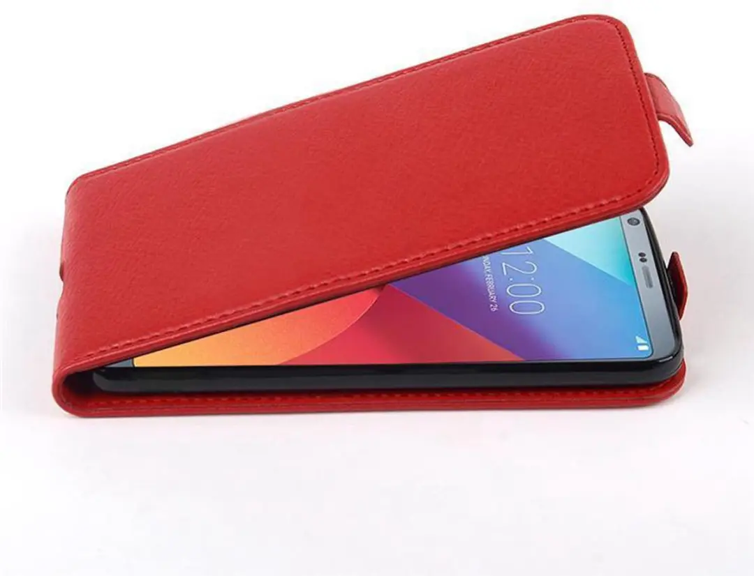 Cadorabo Hoesje geschikt voor LG G6 in INFERNO ROOD