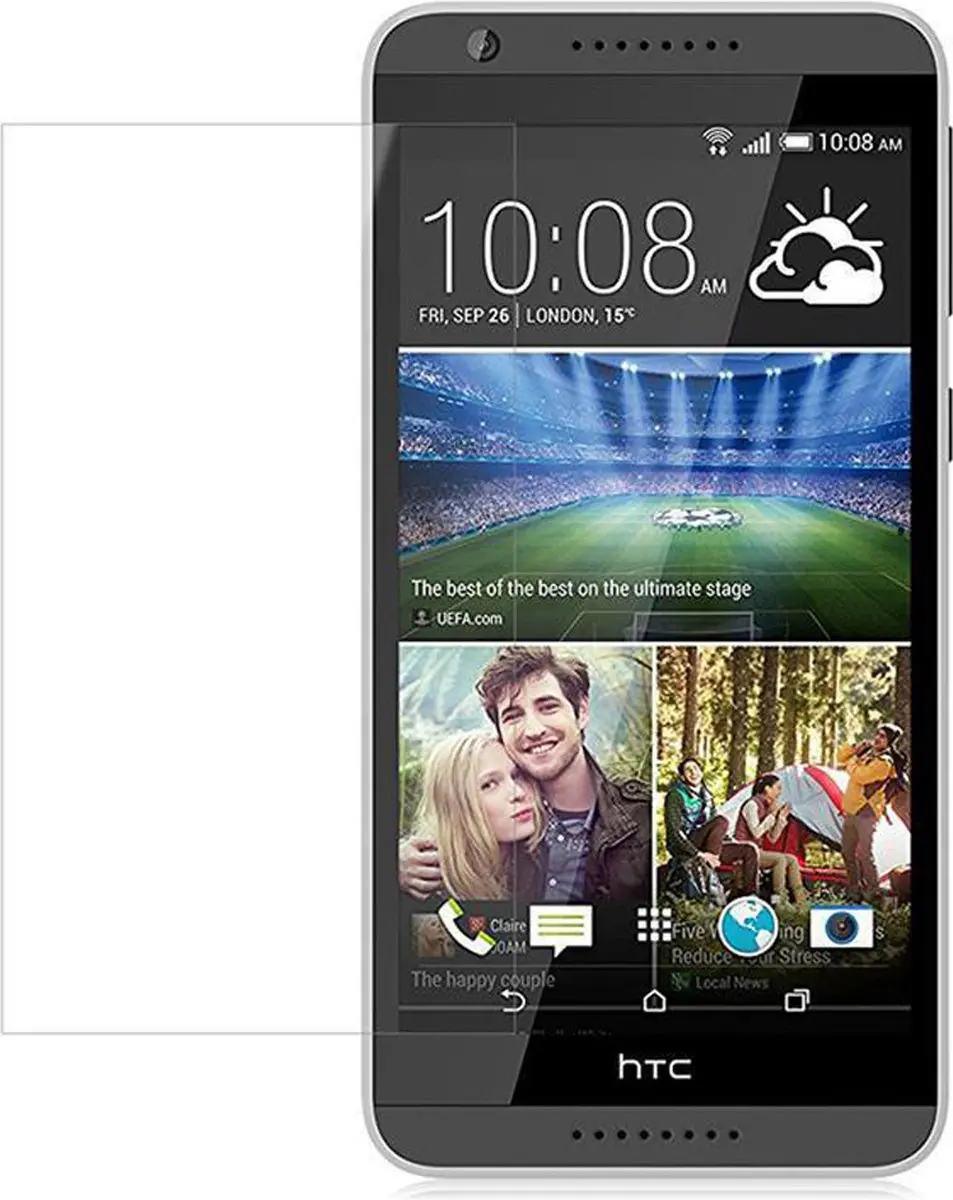 Cadorabo Screenprotector geschikt voor HTC Desire 820