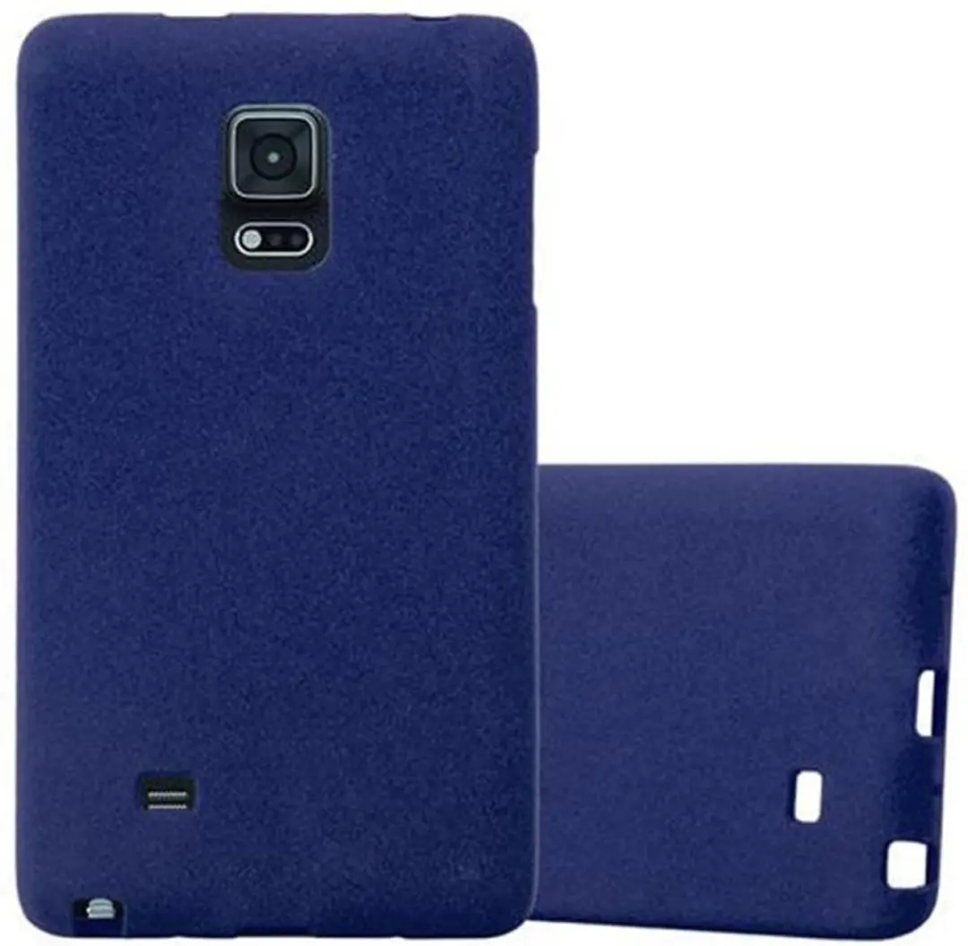 Cadorabo Hoesje geschikt voor Samsung Galaxy NOTE EDGE in FROST DONKER BLAUW