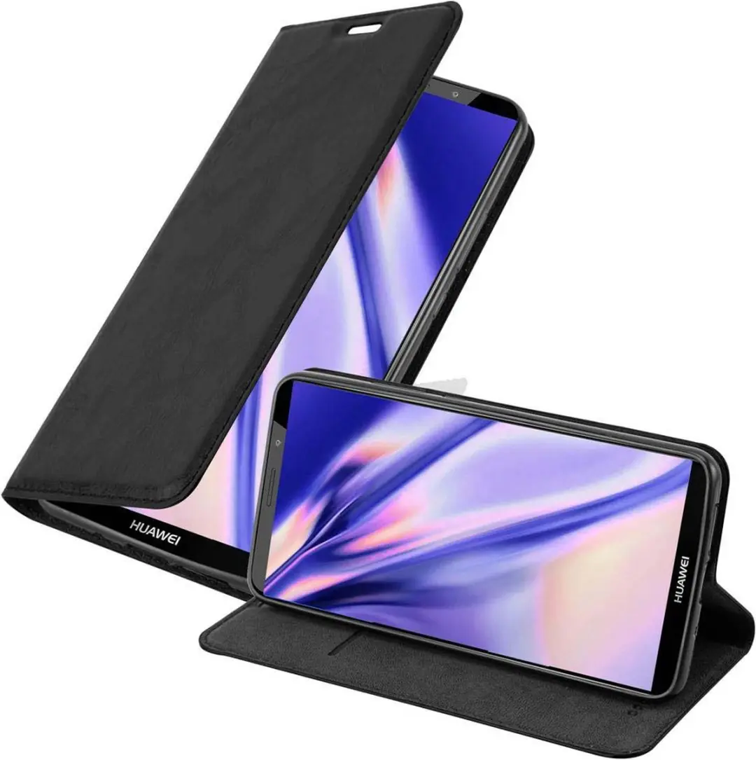 Cadorabo Hoesje geschikt voor Huawei MATE 10 PRO in ZWARTE NACHT
