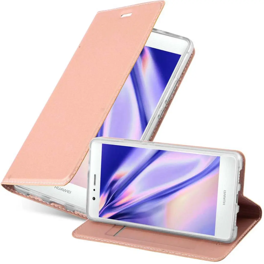 Cadorabo Hoesje geschikt voor Huawei P9 LITE 2016 / G9 LITE in CLASSY ROSE GOUD