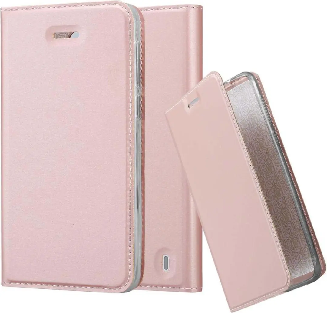 Cadorabo Hoesje geschikt voor Nokia 2 2017 in CLASSY ROSE GOUD