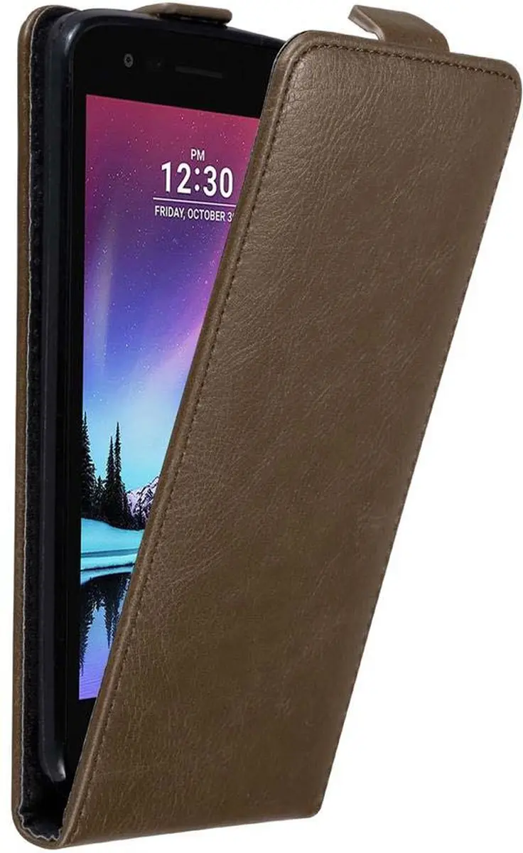 Cadorabo Hoesje geschikt voor LG K4 2017 in KOFFIE BRUIN
