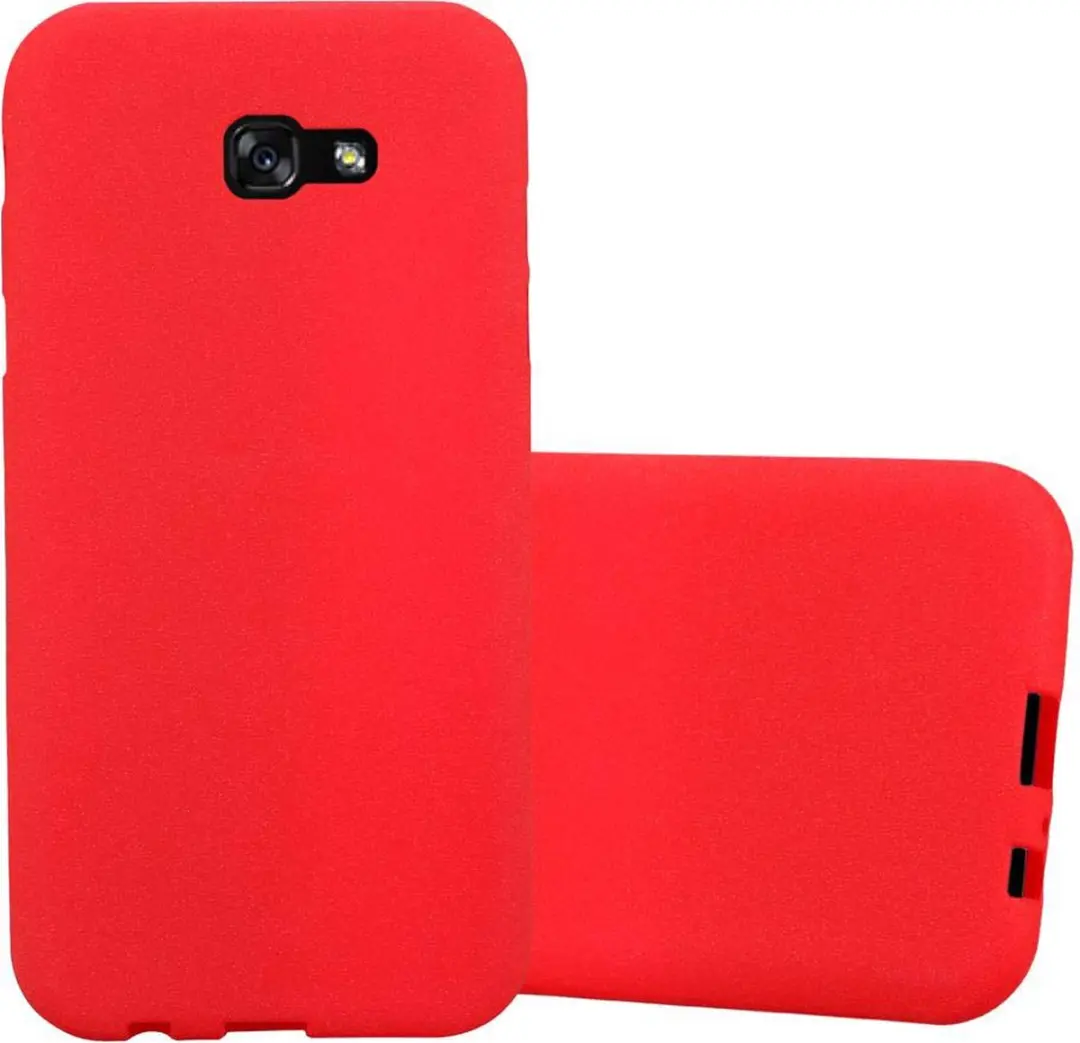 Cadorabo Hoesje geschikt voor Samsung Galaxy A7 2017 in FROST ROOD