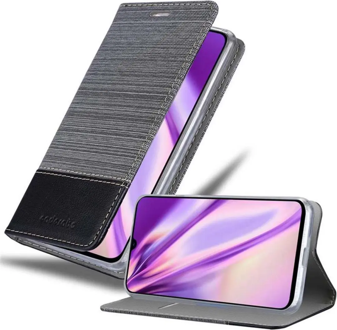 Cadorabo Hoesje geschikt voor Samsung Galaxy A70 / A70s in GRIJS ZWART