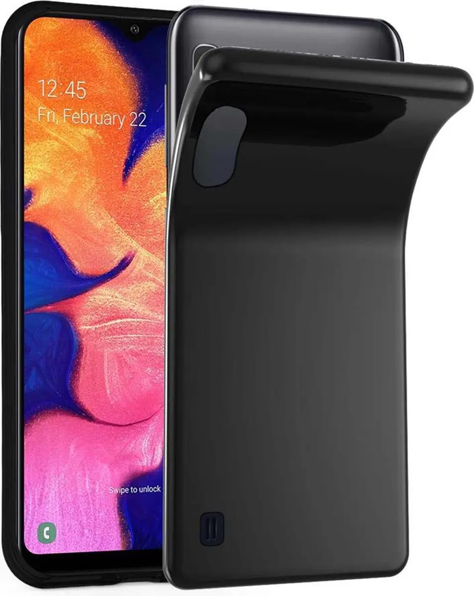 Cadorabo Hoesje geschikt voor Samsung Galaxy A10 / M10 in ZWART